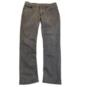 Levis Mens Jeans 32x30 511 Gray Slim Fit Stretch Mens Denim